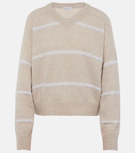 Pullover mit V-Ausschnitt - Brunello Cucinelli - Modalova