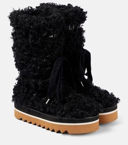 Elyse faux fur snow boots - Stella McCartney - Modalova