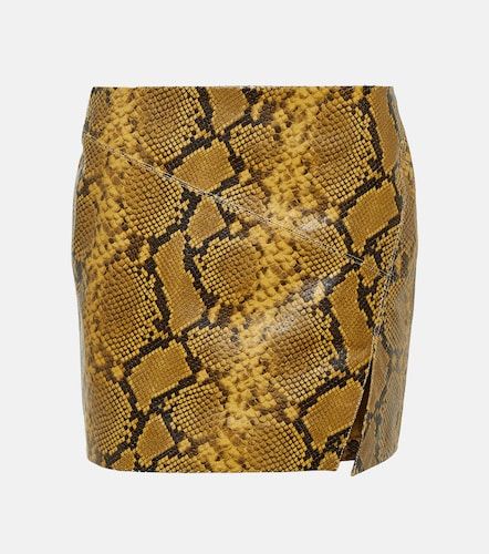 Minifalda Blair de piel grabada - Isabel Marant - Modalova