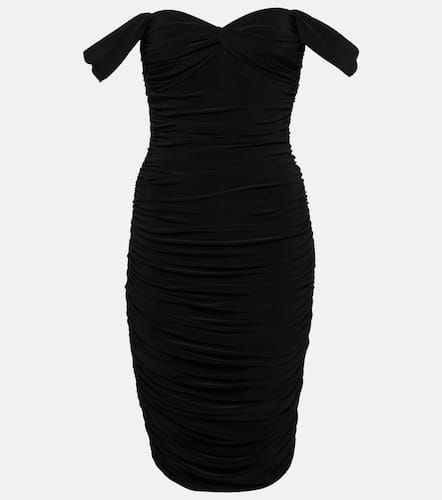 Walter off-shoulder ruched minidress - Norma Kamali - Modalova