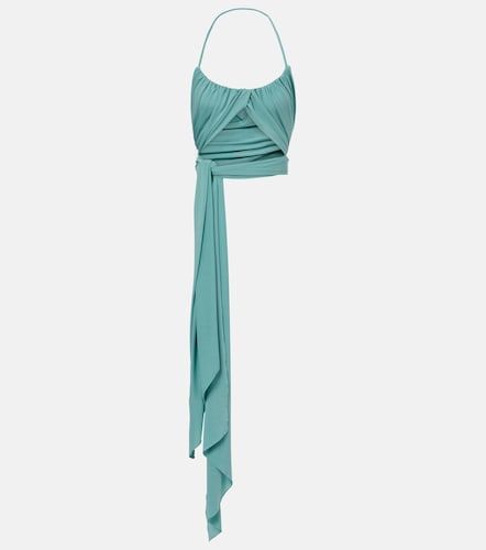 Alaïa Top drapeado con escote halter - Alaia - Modalova