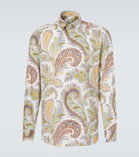 Camisa de popelín de algodón con paisley - Etro - Modalova