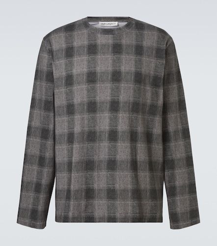 Top in jersey di cotone a quadri - Our Legacy - Modalova
