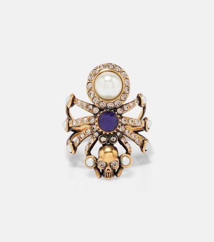 McQueen Anello Spider con cristalli - McQueen - Modalova
