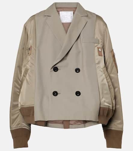 Sacai Double-breasted bomber jacket - Sacai - Modalova