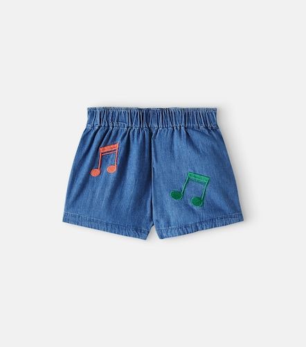 Shorts Note de denim bordados - Mini Rodini - Modalova