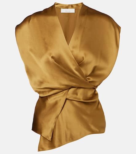 The Sei Silk satin wrap top - The Sei - Modalova