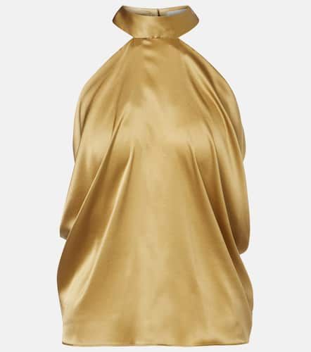 Open-back silk-blend satin top - Nina Ricci - Modalova