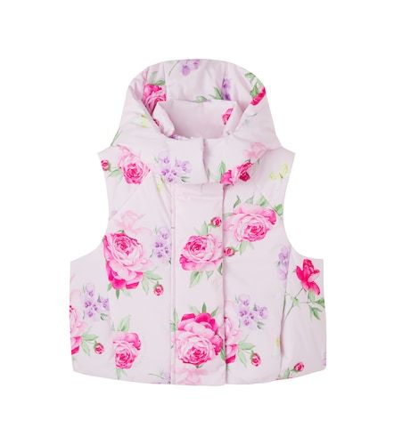 Monnalisa Chaleco acolchado floral - Monnalisa - Modalova