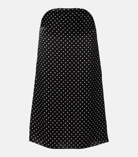 Midirock aus Seide mit Polka-Dots - Jean Paul Gaultier - Modalova