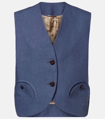 Blaze Milano Gliss linen vest - Blaze Milano - Modalova
