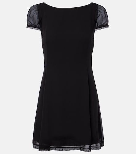 Vestido corto Priscilla de seda con encaje - Posse - Modalova