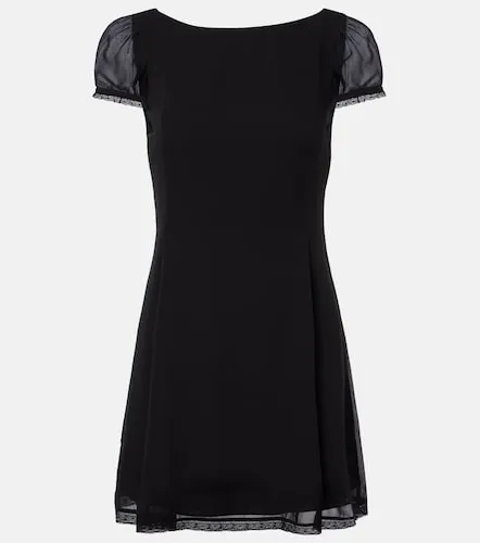 Vestido corto Priscilla de seda con encaje - Posse - Modalova