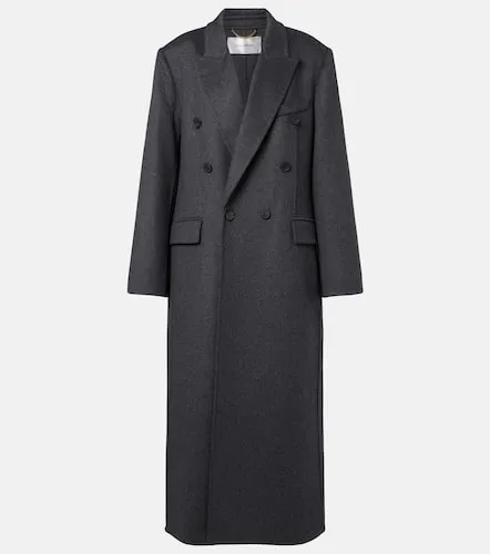 Double-breasted wool-blend coat - Victoria Beckham - Modalova