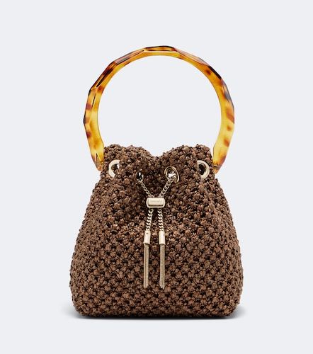 Secchiello Bon Bon Small effetto rafia - Jimmy Choo - Modalova
