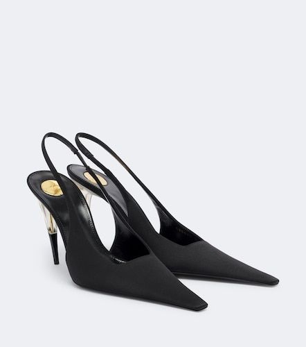 Goya satin slingback pumps - Saint Laurent - Modalova