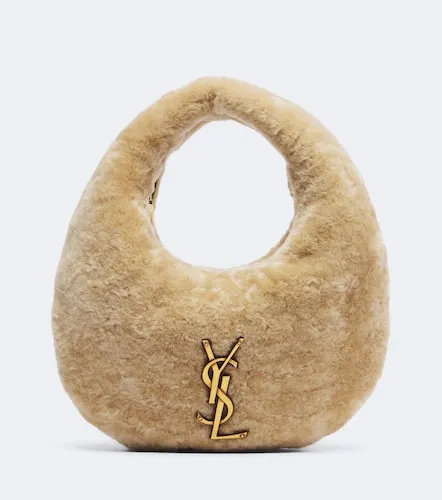 Icarino shearling top-handle bag - Saint Laurent - Modalova