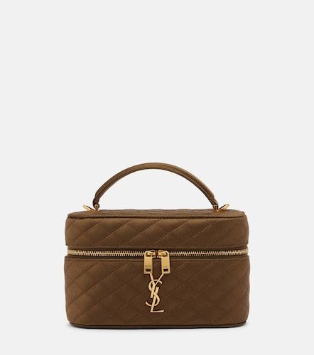 Gaby Mini quilted satin vanity bag - Saint Laurent - Modalova