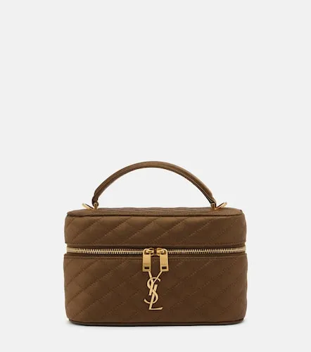 Gaby Mini quilted satin vanity bag - Saint Laurent - Modalova