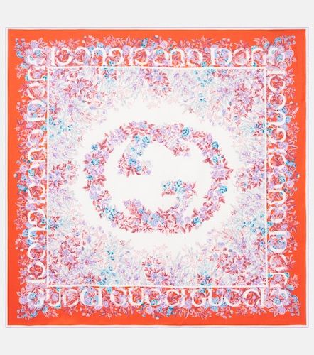 Gucci Printed silk twill scarf - Gucci - Modalova