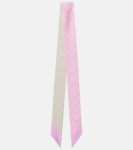 Gucci Sciarpa in twill di seta GG - Gucci - Modalova
