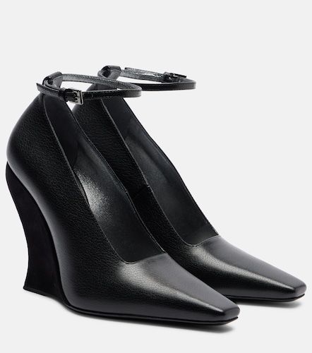 Alaia 110 leather wedges - Alaia - Modalova