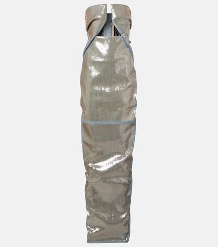 Prong sequined denim gown - Rick Owens - Modalova