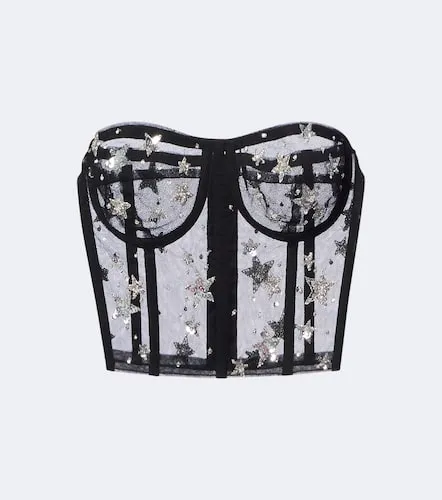 Embellished mesh bustier - Dolce&Gabbana - Modalova