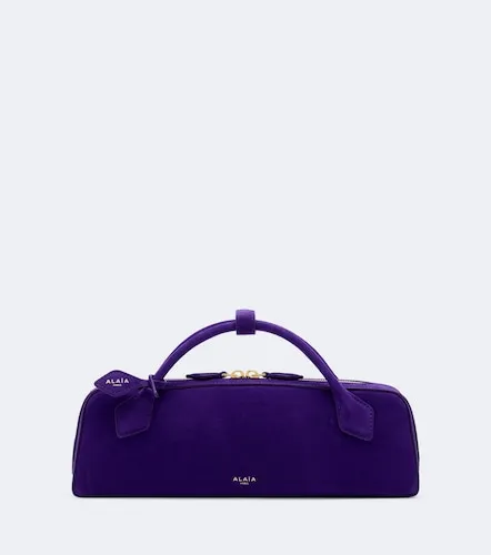 Alaia Le Teckel Small suede clutch - Alaia - Modalova