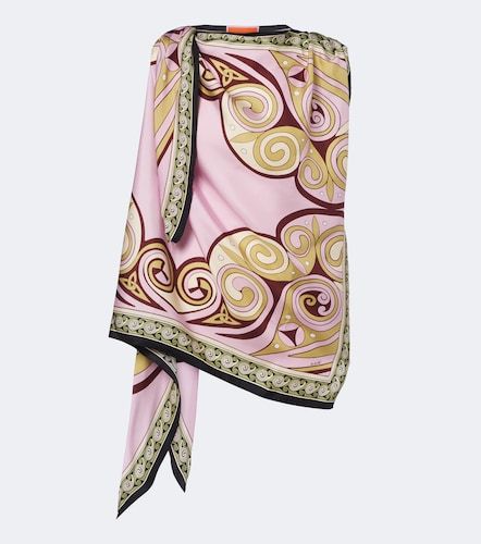 Kells printed silk twill top - La DoubleJ - Modalova