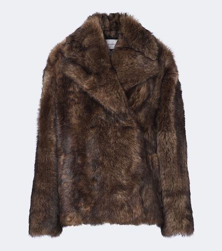 Double-breasted shearling jacket - Yves Salomon - Modalova