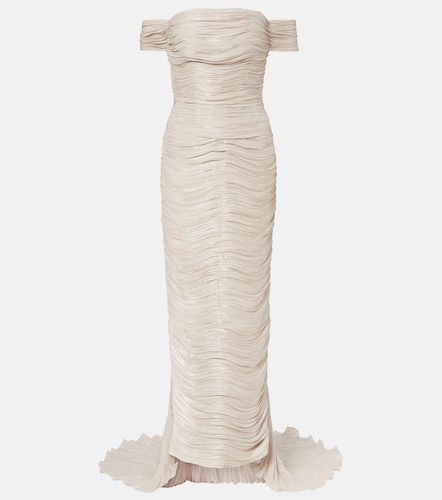 Off-Shoulder Robe Bustier - Marmar Halim - Modalova
