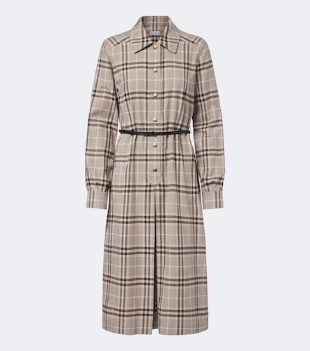 Hemdblusenkleid Check aus Baumwolle - Burberry - Modalova