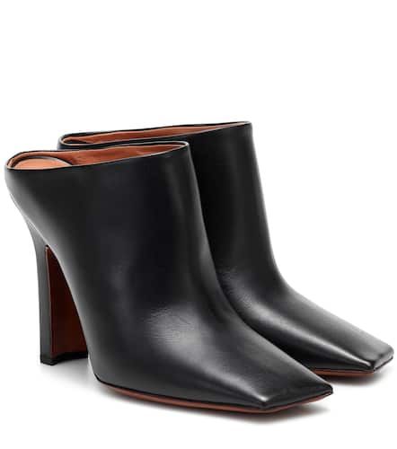 Vetements Boomerang leather mules - Vetements - Modalova