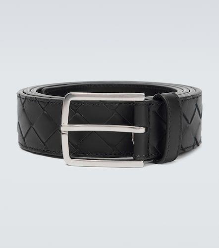 Cinturón de piel intrecciato - Bottega Veneta - Modalova