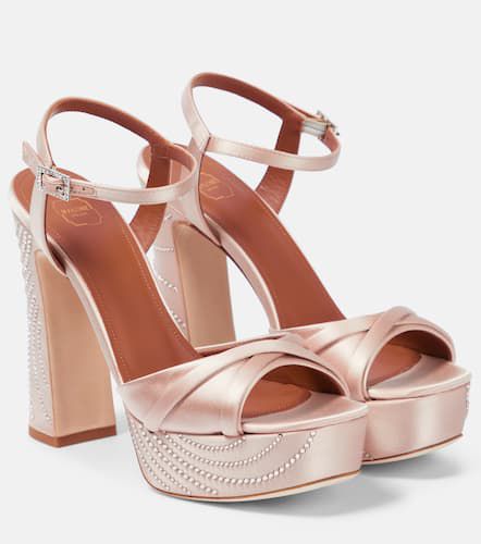 Keaton embellished satin sandals - Malone Souliers - Modalova