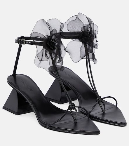Applique leather thong sandals - Nensi Dojaka - Modalova