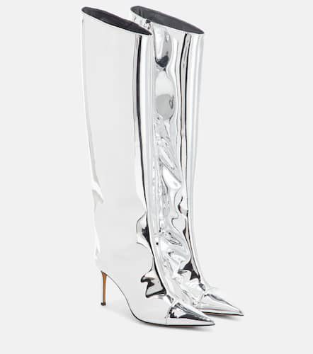 Alex 105 metallic knee-high boots - Alexandre Vauthier - Modalova