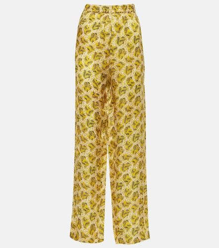 Pantaloni Piera regular in misto seta - Isabel Marant - Modalova