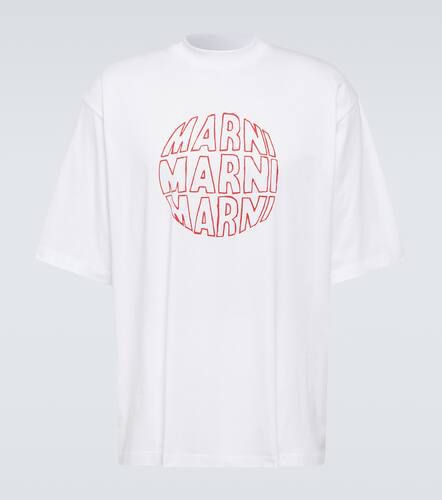 Marni Printed cotton jersey T-shirt - Marni - Modalova