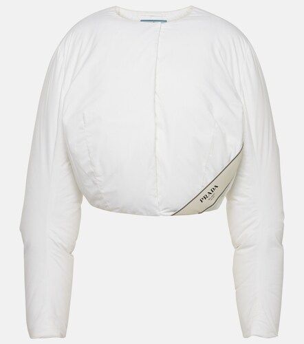 Prada Cropped cotton down jacket - Prada - Modalova