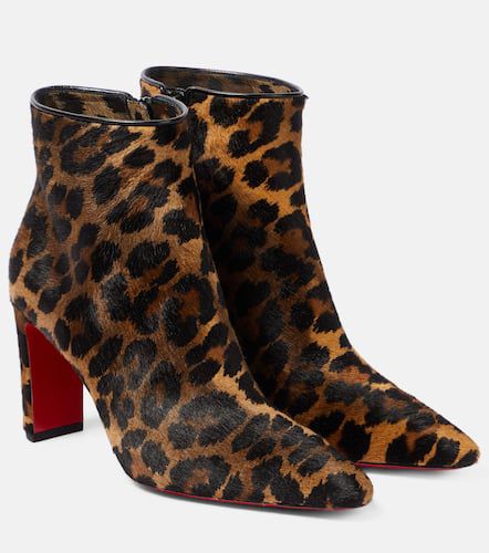 Suprabooty 85 leopard-print ankle boots - Christian Louboutin - Modalova