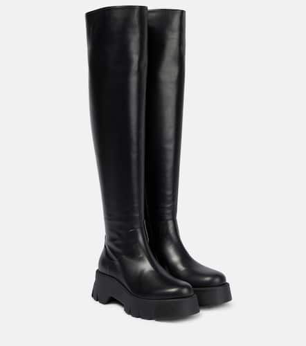 Leather knee-high boots - Gianvito Rossi - Modalova