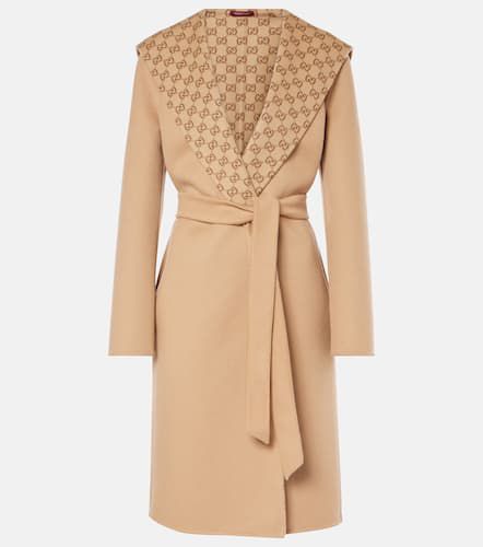 GG reversible wool and silk coat - Gucci - Modalova