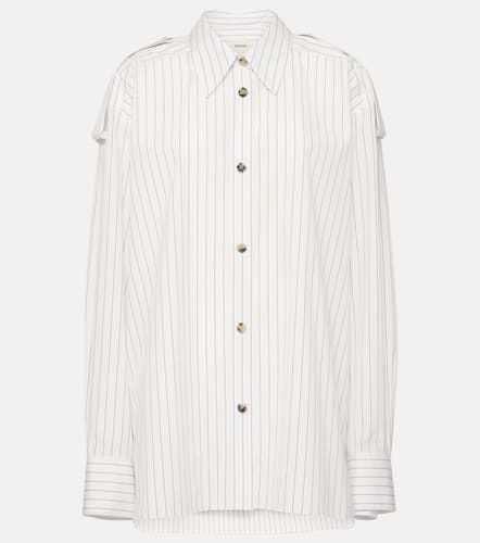 Tamal pinstriped oversized cotton shirt - Khaite - Modalova