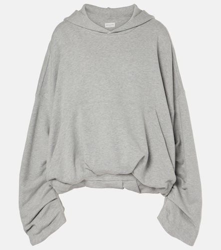 Oversized cotton jersey hoodie - Dries Van Noten - Modalova