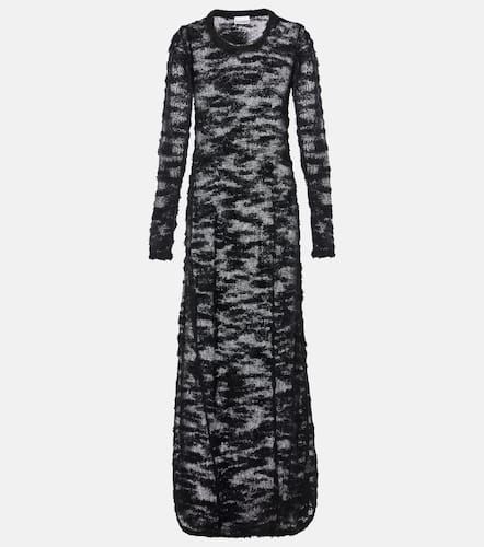 Ganni Sheer bouclÃ© maxi dress - Ganni - Modalova