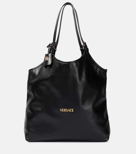 Versace Tote Tag Large de piel - Versace - Modalova