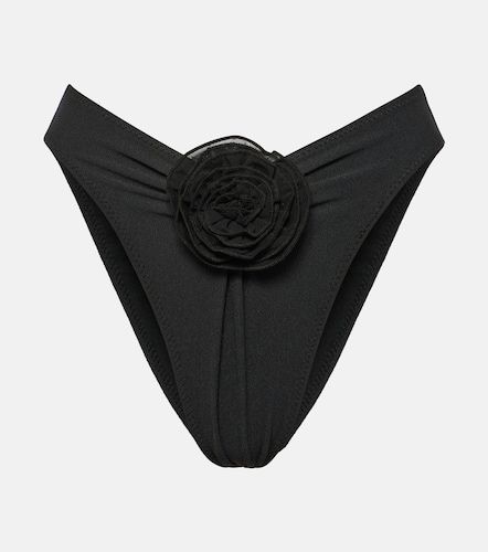 Floral-applique high-rise bikini bottoms - Same - Modalova