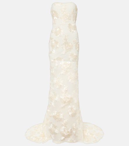 Bridal Alberty floral-appliquÃ© mesh gown - Rotate - Modalova